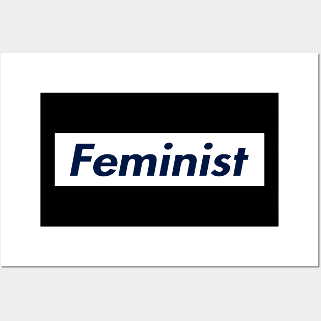 SUPER FEMINIST LOGO Wall Art by LAVA-ROMA-NOVA